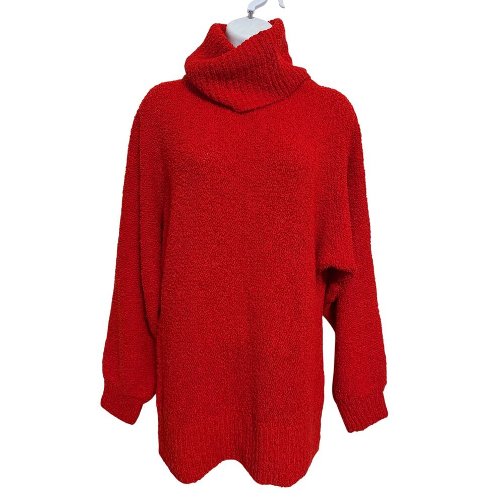 Vintage 80s Jason Maxwell Knitted Turtle Neck Sweater Womens Size M